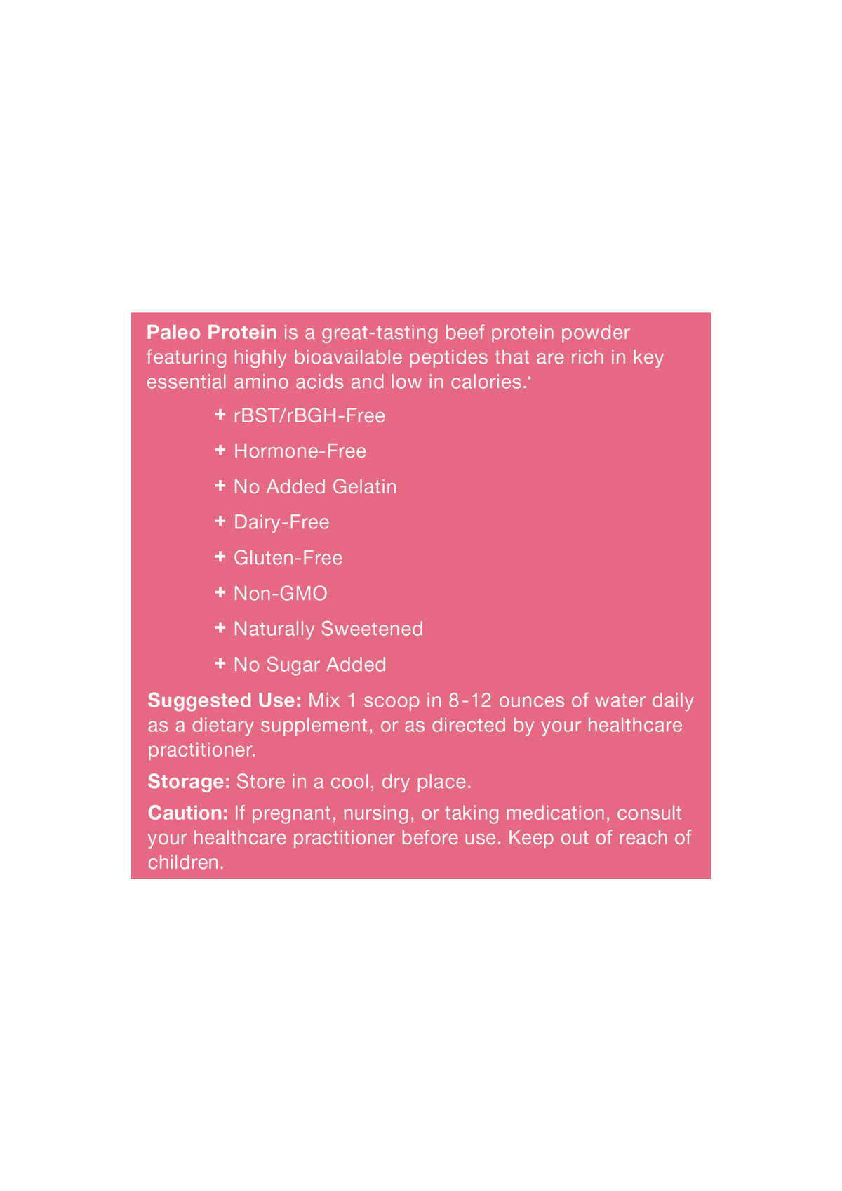 Paleo Protein - Low in Stock, Subscription not available